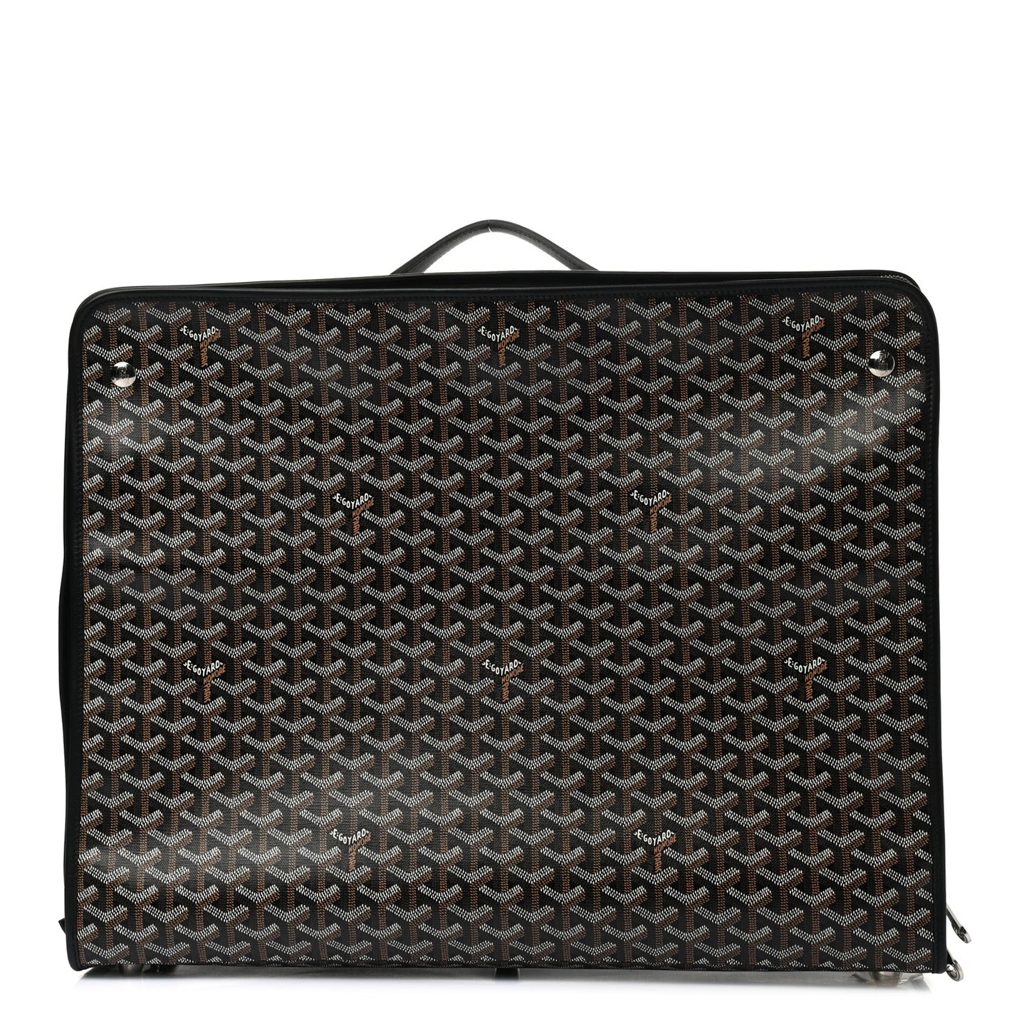 Goyardine Caravelle 50 Folding Suitcase Black
