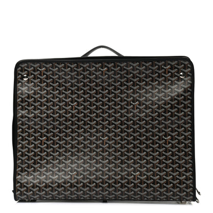 Goyard Goyardine Caravelle 50 Folding Suitcase Black 1 of 7