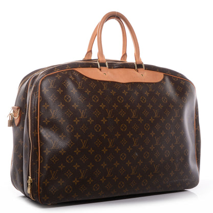 Louis Vuitton Monogram Alize 2 Compartment Luggage Travel Bag 3 of 8