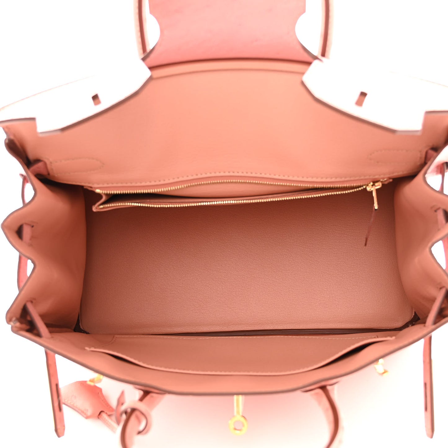 Ostrich Birkin 30 Terre Cuite