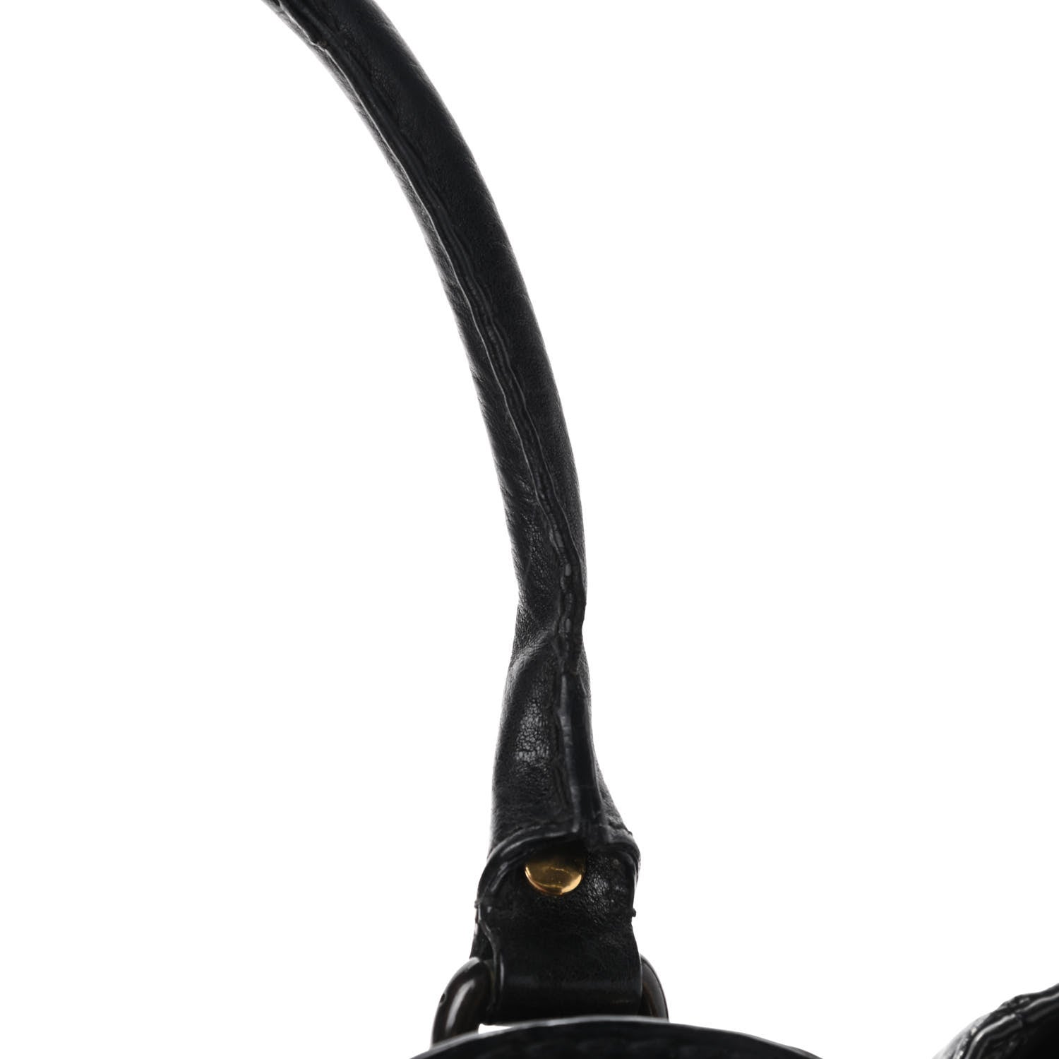 Gucci Calfskin Suede Fringe Large Babouska Tote Black 10 of 12
