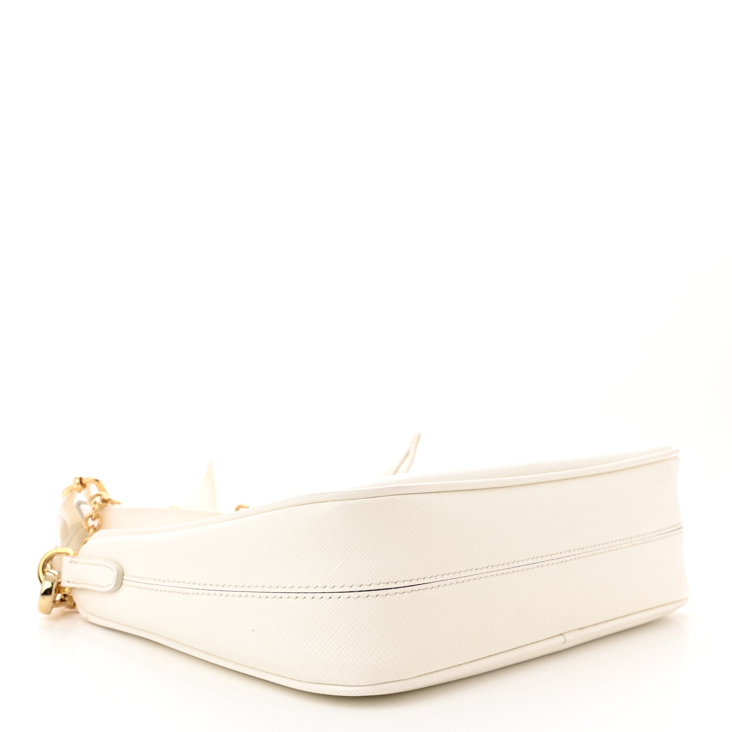 Prada Saffiano Re-Edition 2005 Shoulder Bag White 3 of 12