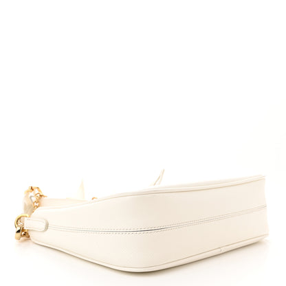 Prada Saffiano Re-Edition 2005 Shoulder Bag White 3 of 12