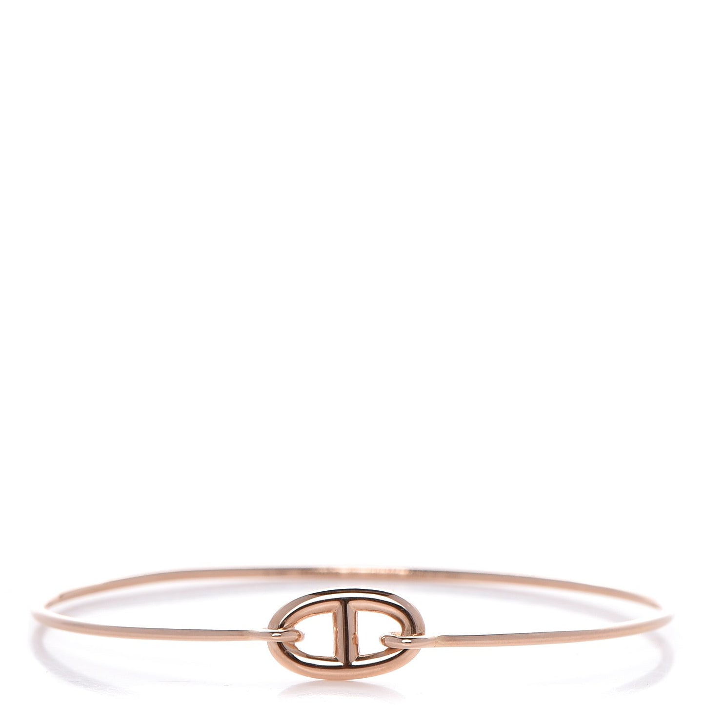 18K Rose Gold PM Ronde Chaine d'Ancre Bracelet SH