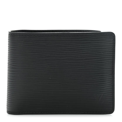 Louis Vuitton Epi Slender Wallet Black 1 of 8