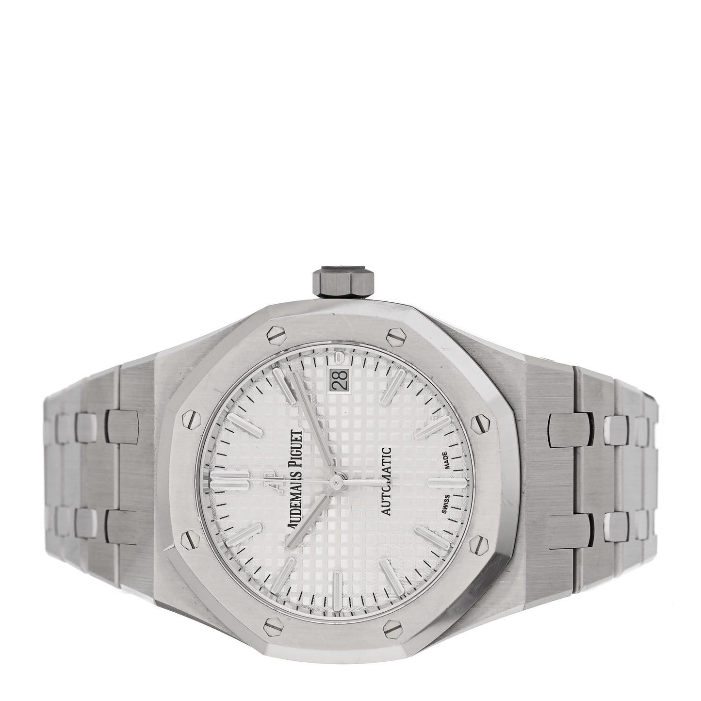 Stainless Steel 37mm Royal Oak Offshore Automatic Watch Silver 15450ST.OO.1256ST.01