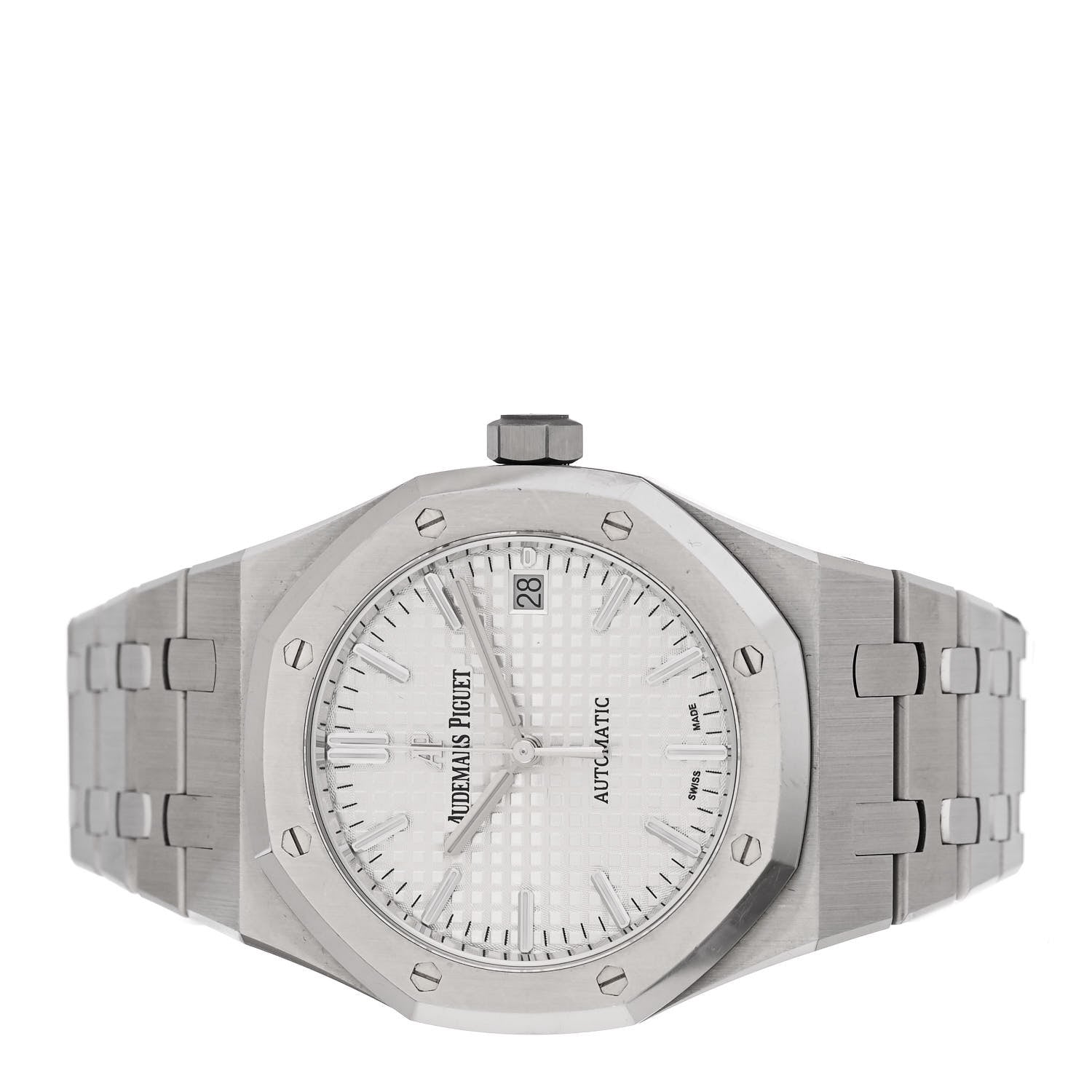 Audemars Piguet Stainless Steel 37mm Royal Oak Offshore Automatic Watch Silver 15450ST.OO.1256ST.01 2 of 5