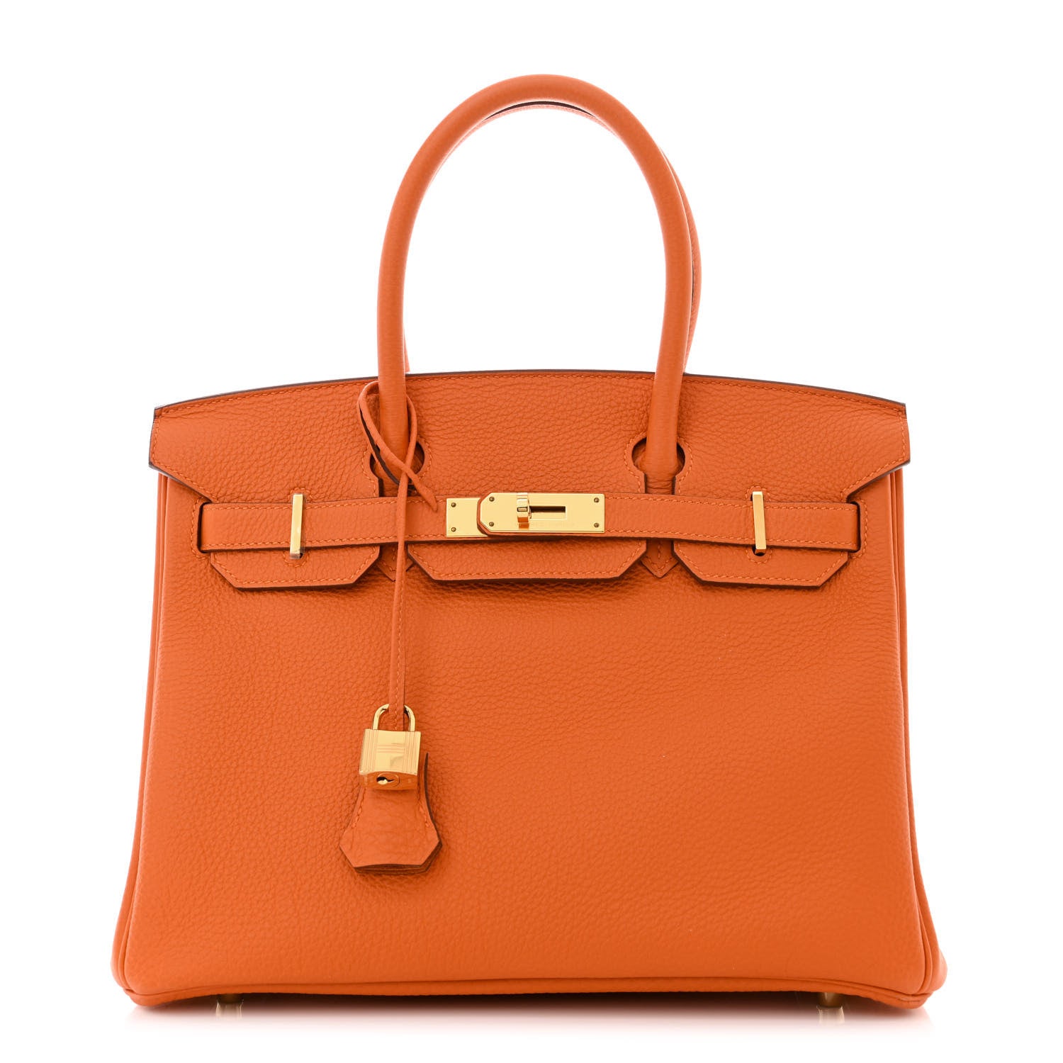 Hermes Togo Birkin 30 Orange 1 of 11
