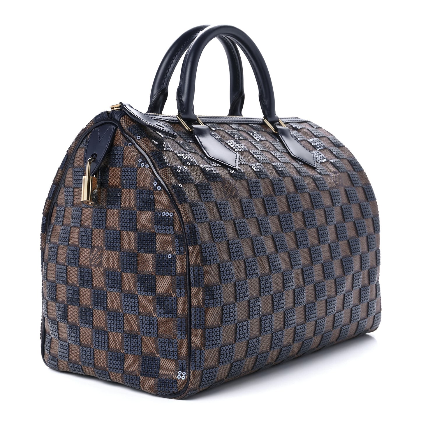 Damier Paillettes Speedy 30 Blue