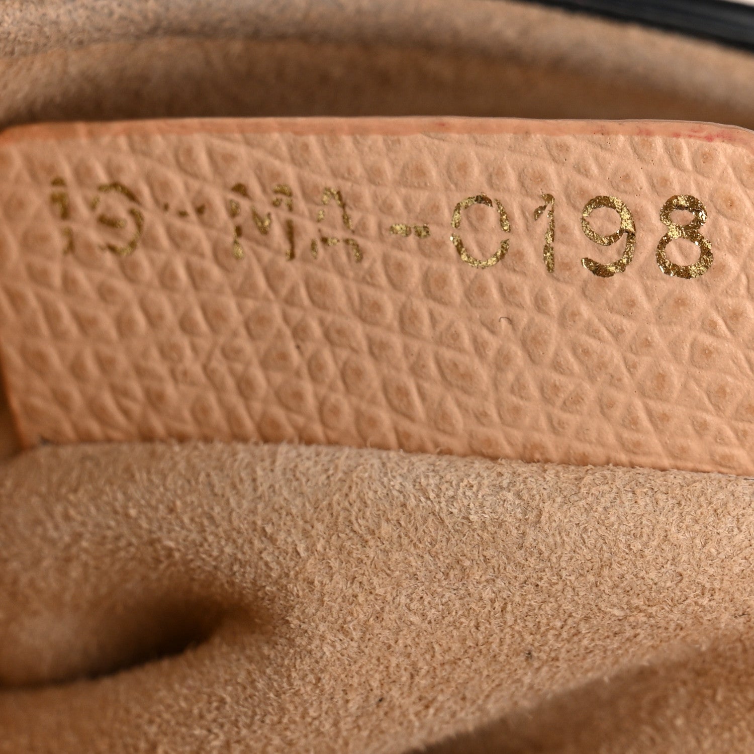Christian Dior Grained Calfskin Mini Saddle Bag Beige 7 of 10
