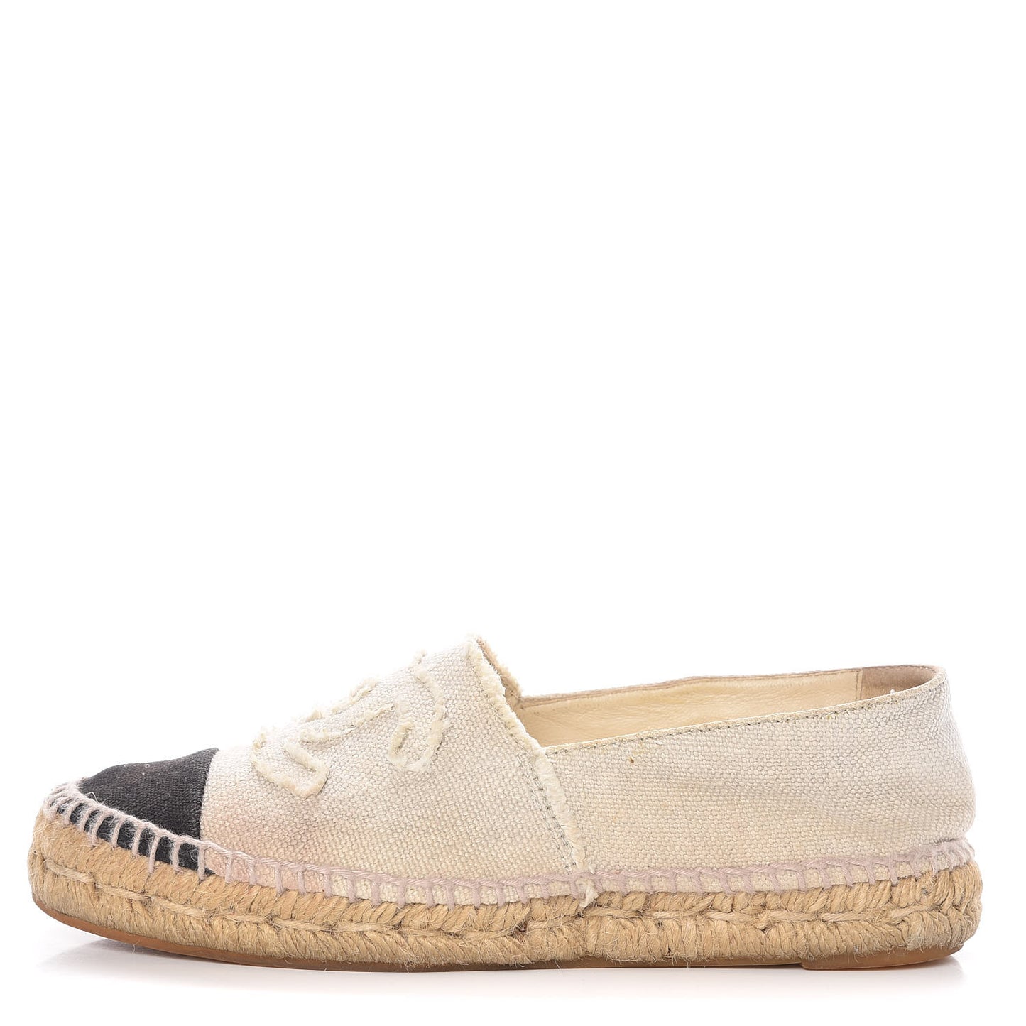 Toile CC Espadrilles 38 Beige Black