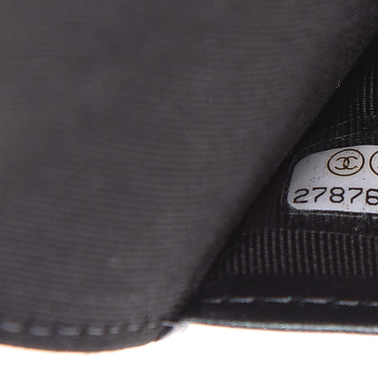 Chanel Iridescent Caviar Quilted Passport Holder Black 7 of 9