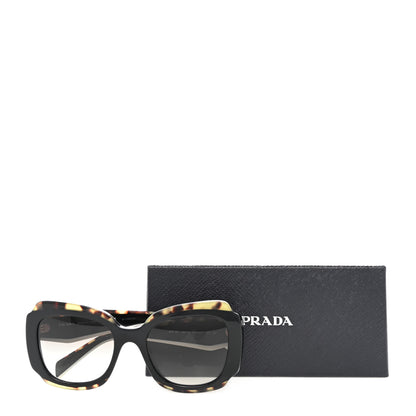Prada Acetate Square Sunglasses SPR 16Y Black Havana 7 of 7