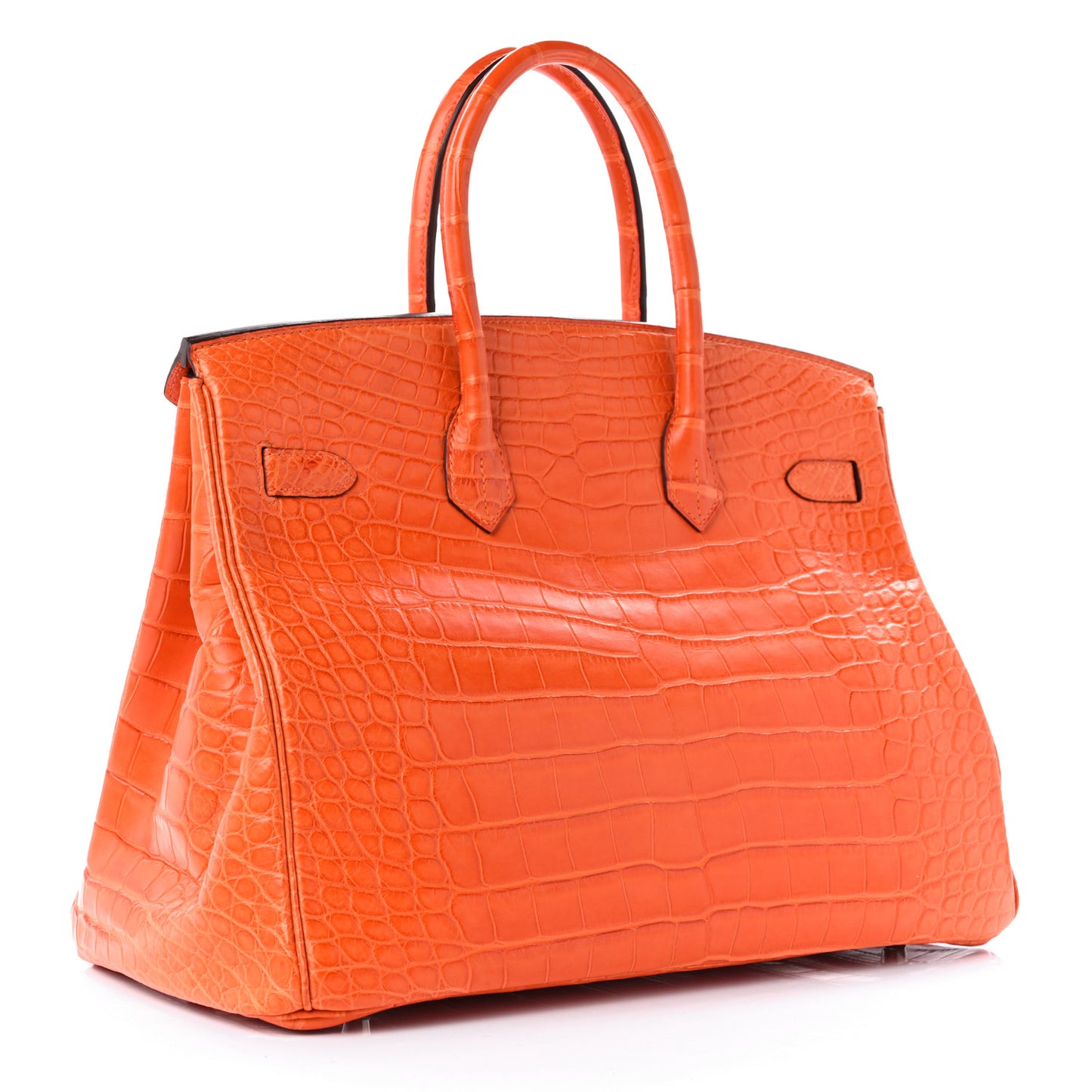 Matte Alligator Birkin 35 Orange