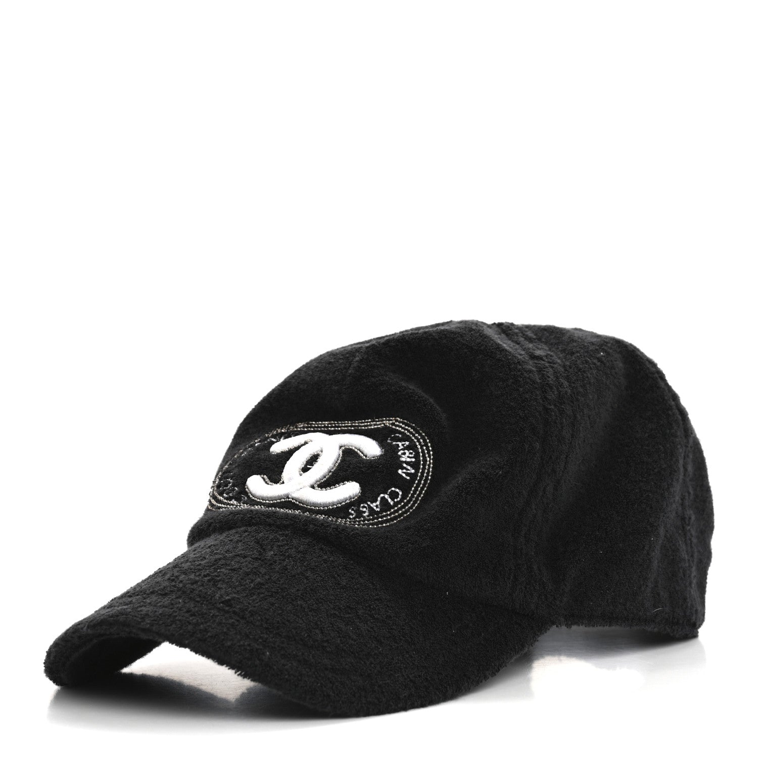Chanel Terry Cotton CC Logo Hat Cap M Black 1 of 11