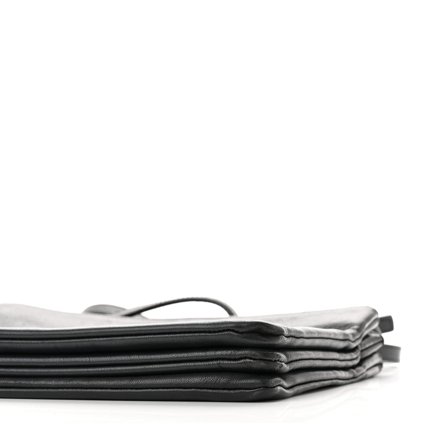 Lambskin Large Trio Crossbody Bag Black
