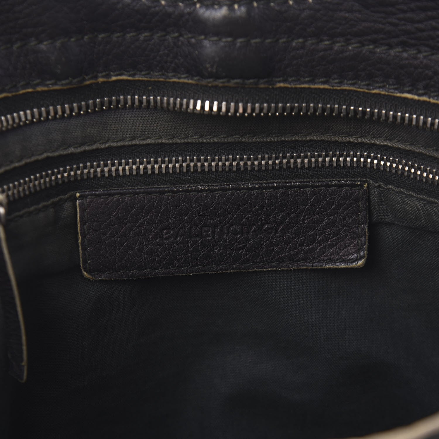 Balenciaga Supple Grained Calfskin Classic Silver Hardware Highlight City Black 8 of 10
