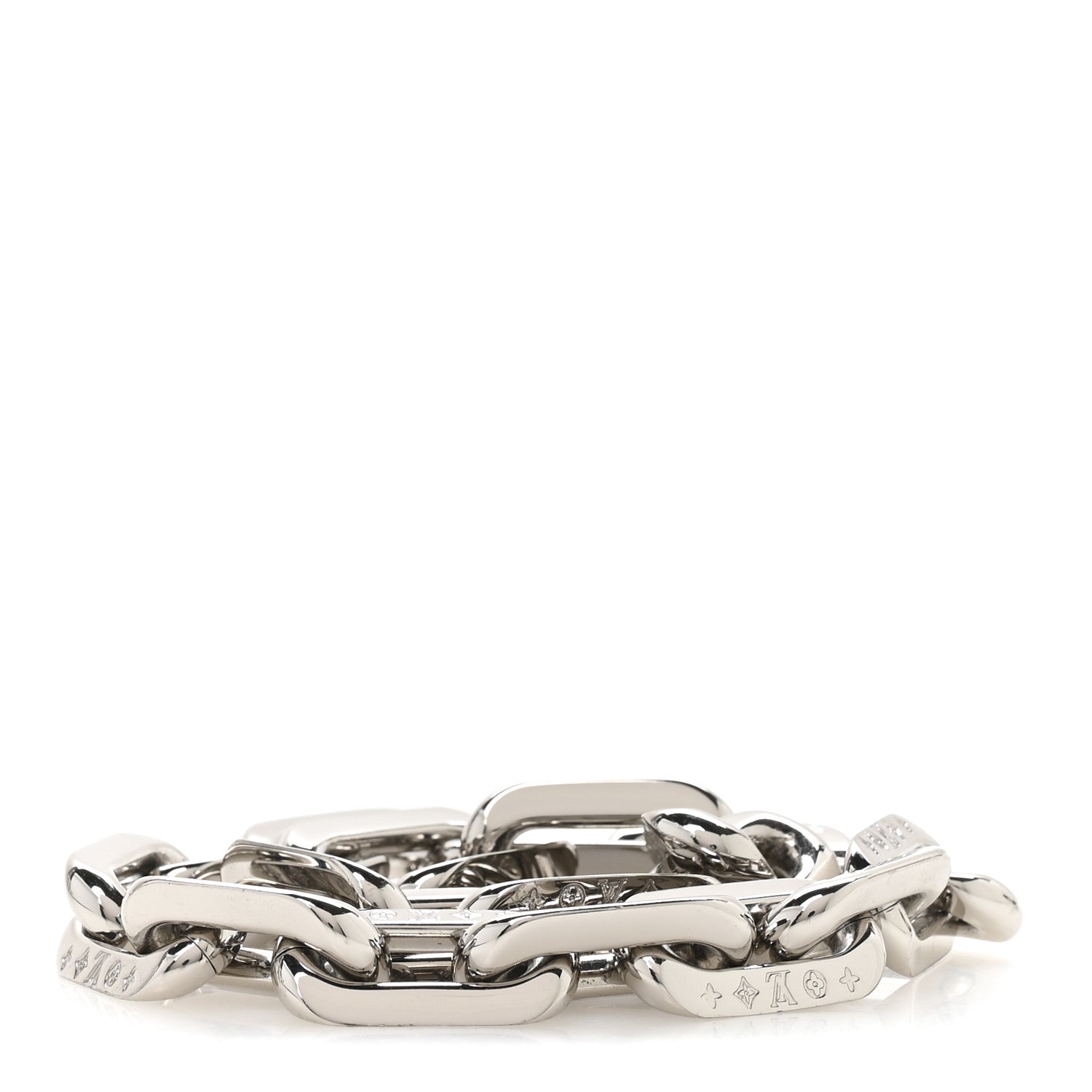 Louis Vuitton Metal Coussin Chain Strap Silver 2 of 3