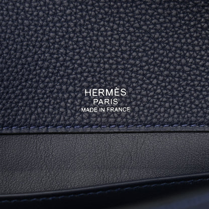 Hermes Togo Sac A Depeches 29 Messenger Bag Bleu Nuit 6 of 9