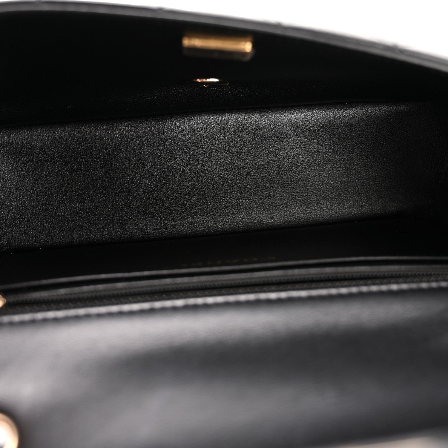 Chanel Lambskin Quilted Mini Rectangular Flap Black 5 of 12