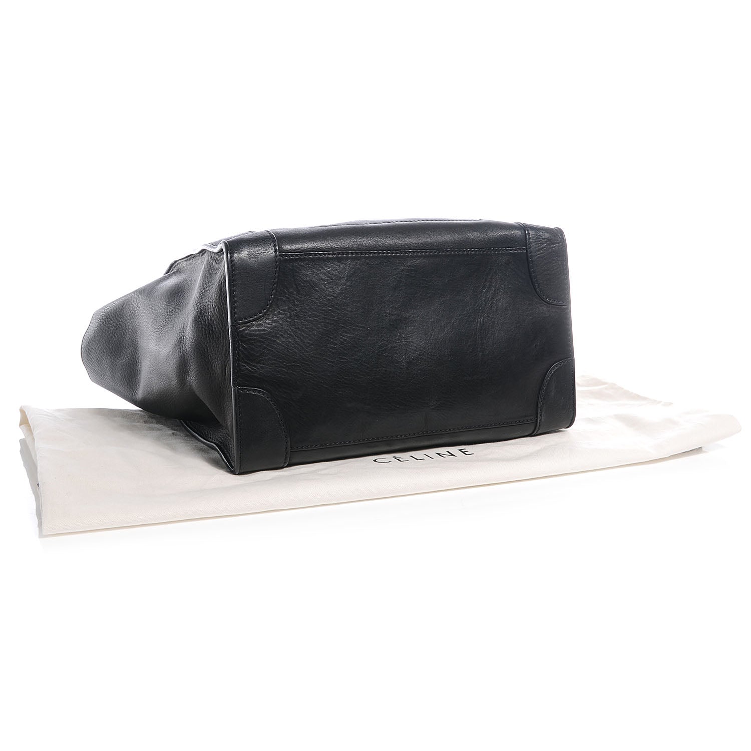 Celine Smooth Calfskin Mini Luggage Black 4 of 9