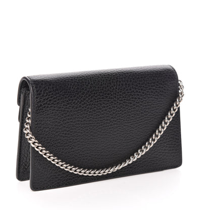 Gucci Calfskin Super Mini Dionysus Shoulder Bag Black 3 of 9