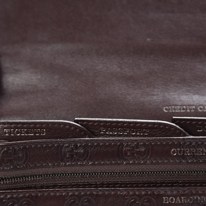 Gucci Guccissima Travel Document Case Brown 8 of 14