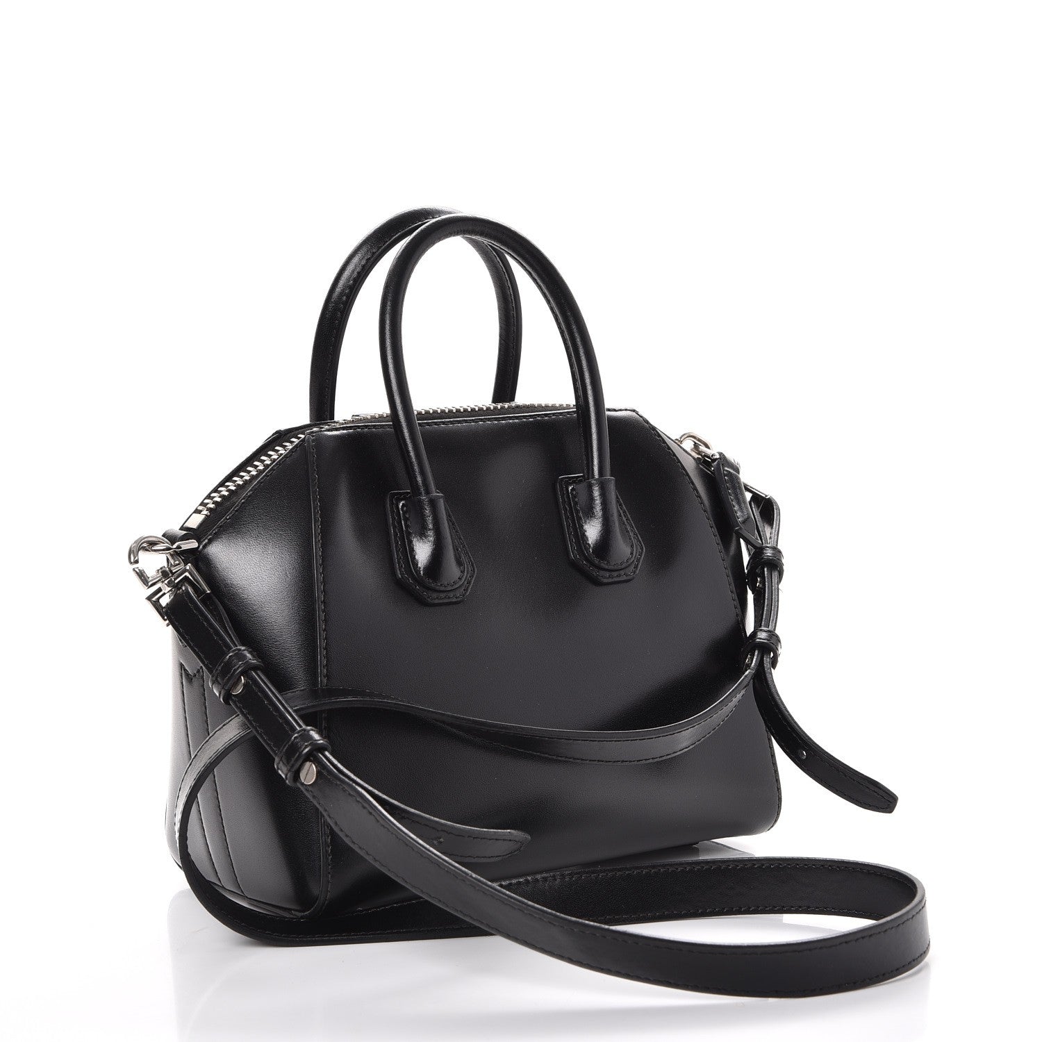 Givenchy Shiny Lord Calfskin Mini Antigona Black 3 of 11
