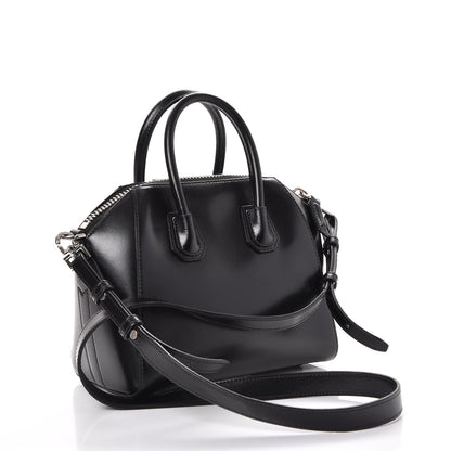 Givenchy Shiny Lord Calfskin Mini Antigona Black 3 of 11