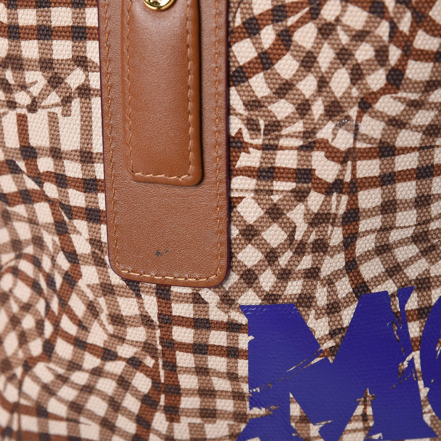 Visetos Medium Liz Reversible Shopper Tote Cognac