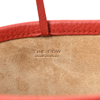 The Row Grained Calfskin Small N/S Park Tote Rust 6 of 9