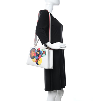 Louis Vuitton Lambskin Beatriz Milhazes Artycapucines PM White Multicolor 2 of 10