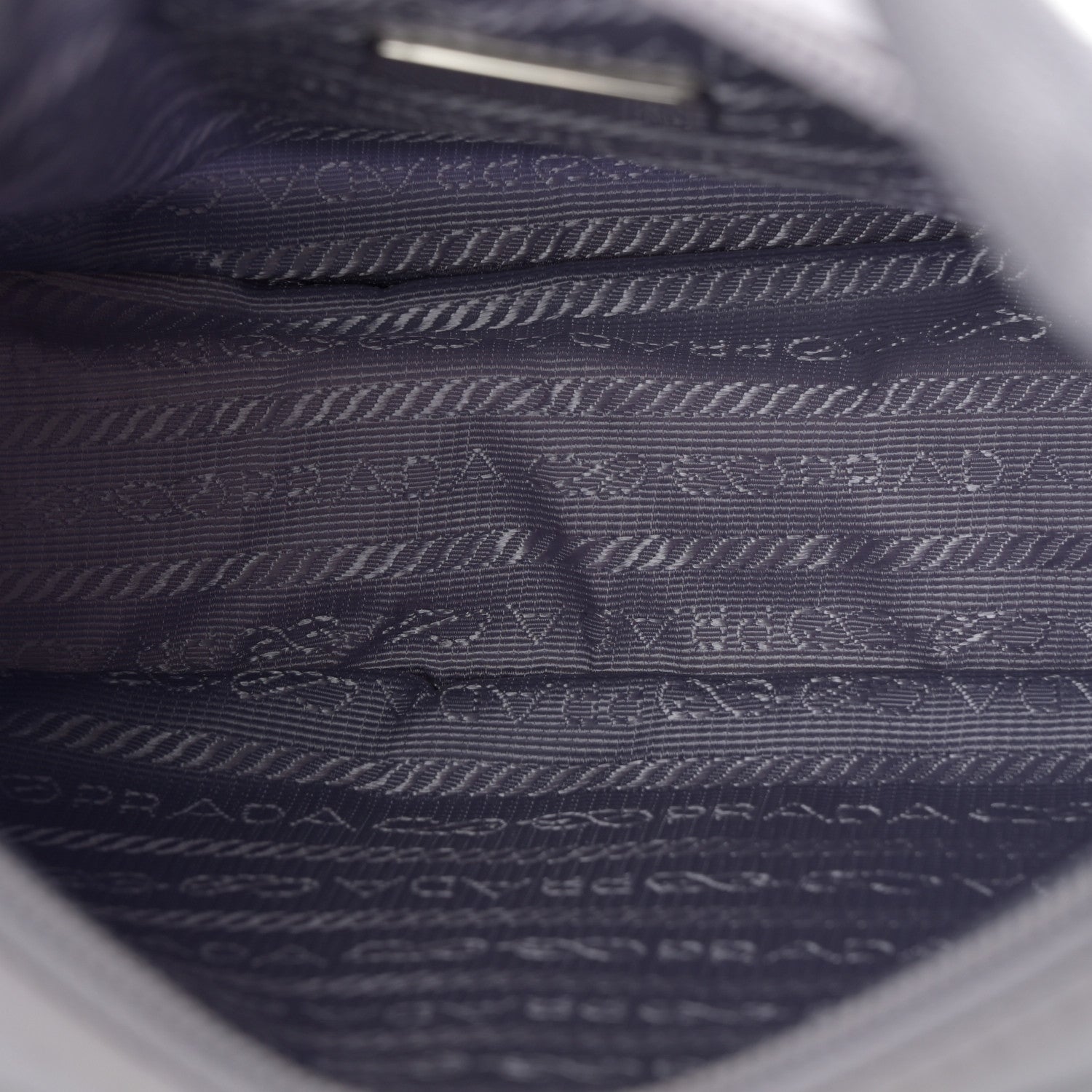Prada Re-Nylon Saffiano Mini Re-Edition 2000 Bag  Glicine 5 of 12