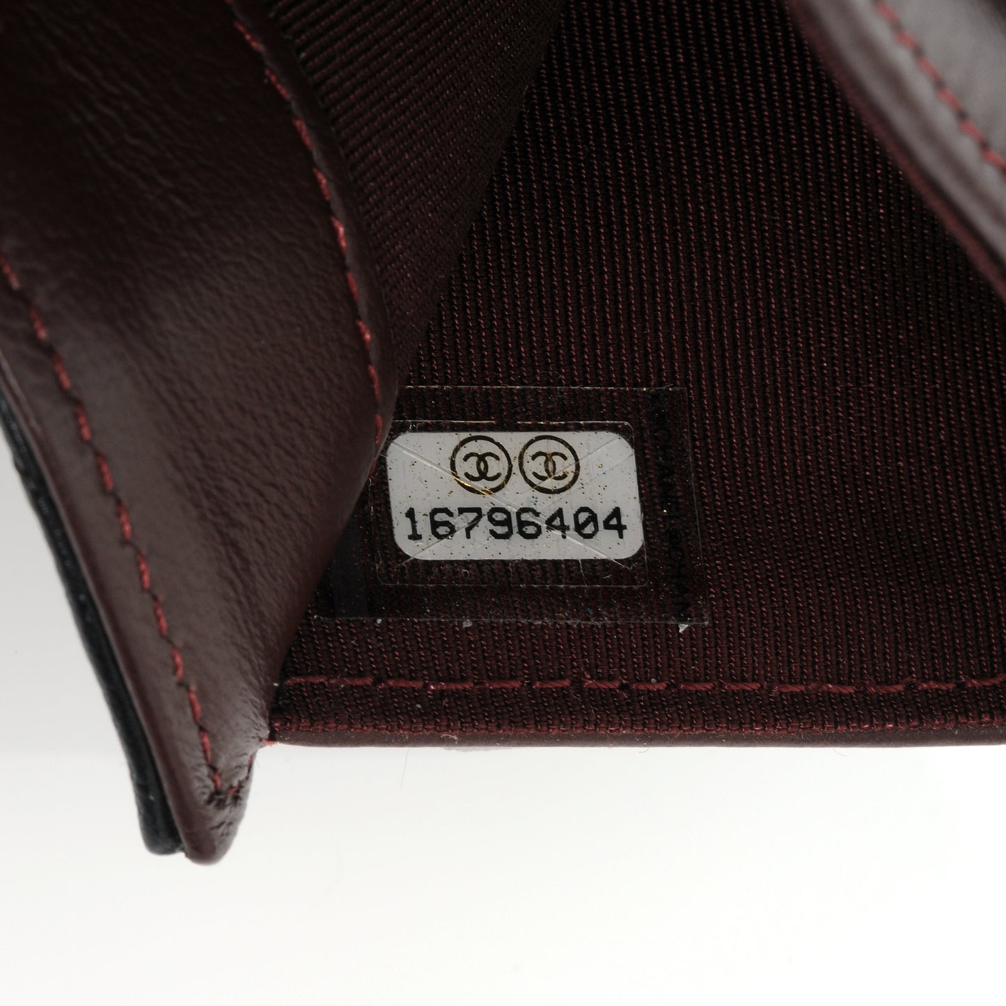 Lambskin Quilted Large Flap Wallet Black