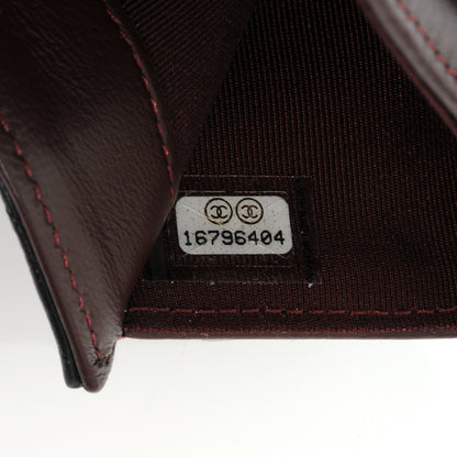 Chanel Lambskin Quilted Large Flap Wallet Black 8 of 8