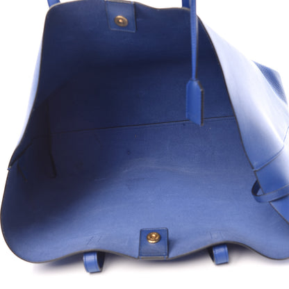 Saint Laurent Calfskin Large Shopping Tote Ultramarine 6 of 12