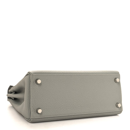 Hermes Togo Kelly Retourne 25 Gris Mouette 4 of 12