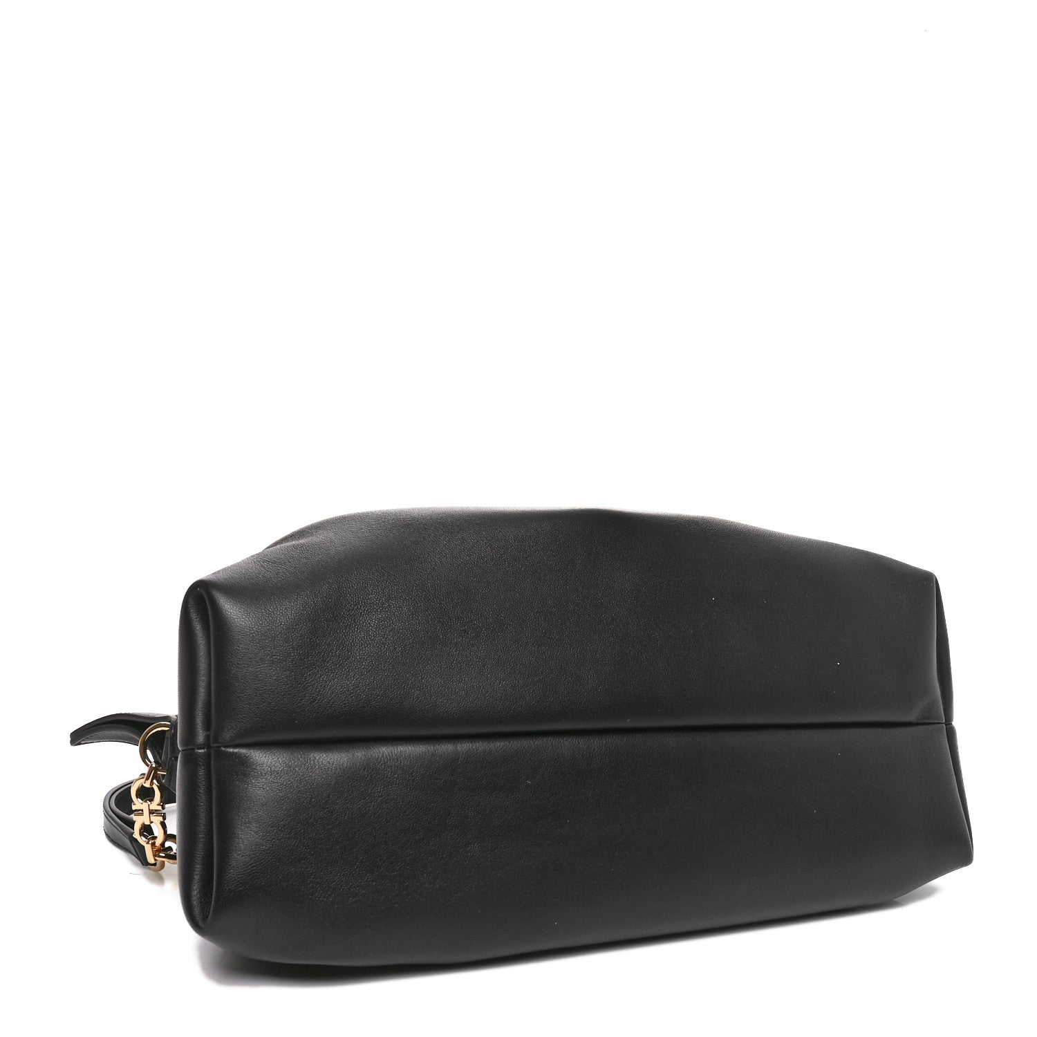 Salvatore Ferragamo Lambskin Medium Dumpling Soft Bag Black 4 of 10