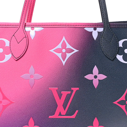 Louis Vuitton Monogram Giant Spring In The City Neverfull MM Midnight Fuchsia 8 of 10