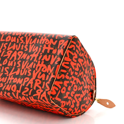 Louis Vuitton Monogram Graffiti Speedy 30 Orange 10 of 10