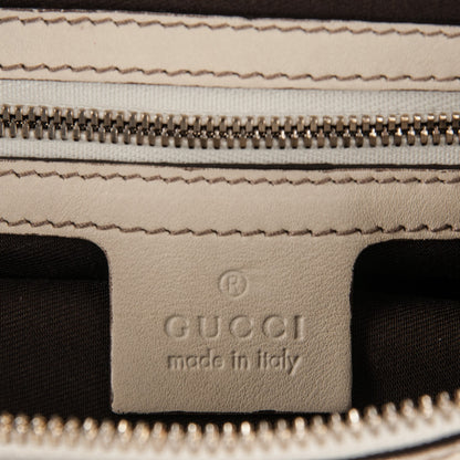 Gucci Monogram Large Biba Studded Hobo Off White 6 of 7