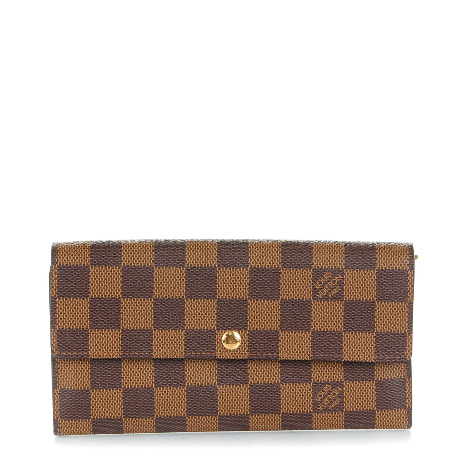 Louis Vuitton Damier Ebene Sarah Wallet 1 of 7