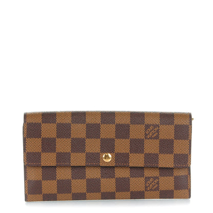 Louis Vuitton Damier Ebene Sarah Wallet 1 of 7
