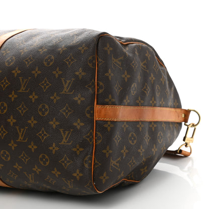 Louis Vuitton Monogram Keepall Bandouliere 55 10 of 18