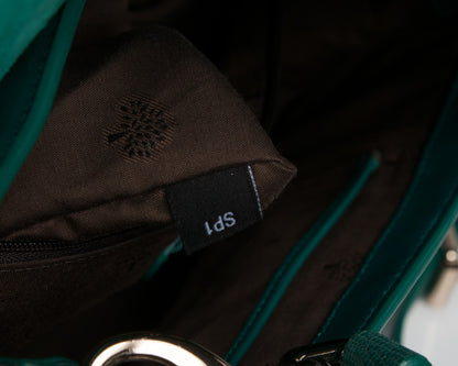 Mulberry Micrograin Calfskin Lizard Printed Medium Alexa Emerald 10 of 10