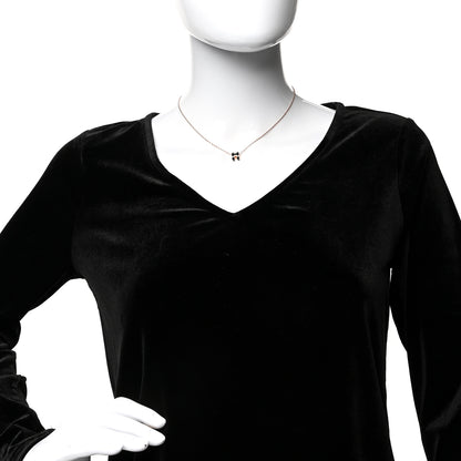 Hermes Lacquered Rose Gold Mini Pop H Pendant Necklace Black 2 of 5