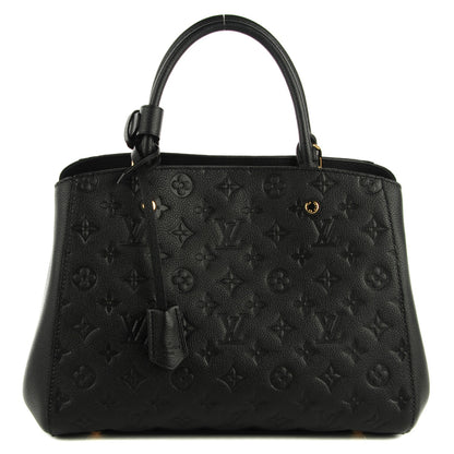 Louis Vuitton Empreinte Montaigne MM Black 1 of 8