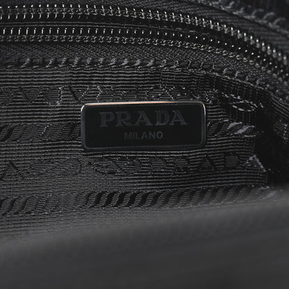 Prada Re-Nylon Vela Saffiano Wristlet Black 6 of 10
