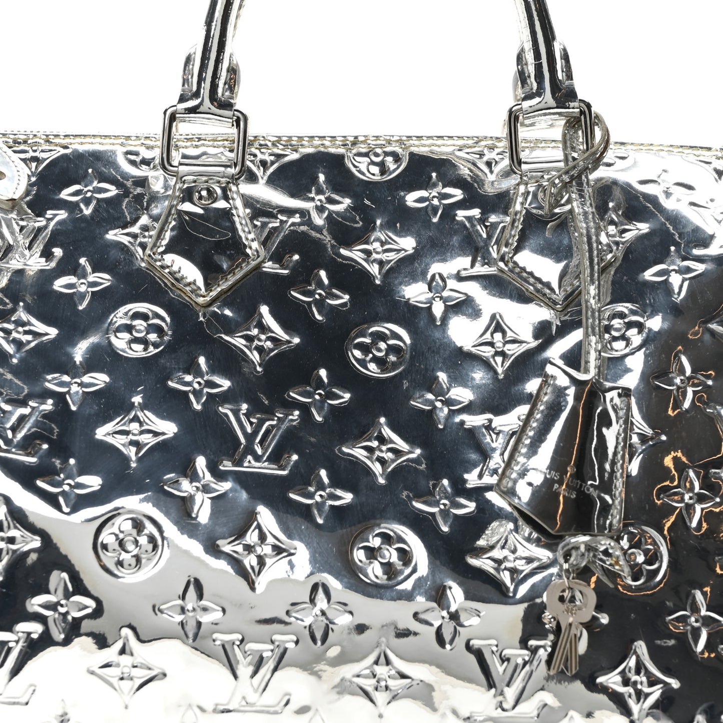 Monogram Miroir Speedy 35 Silver