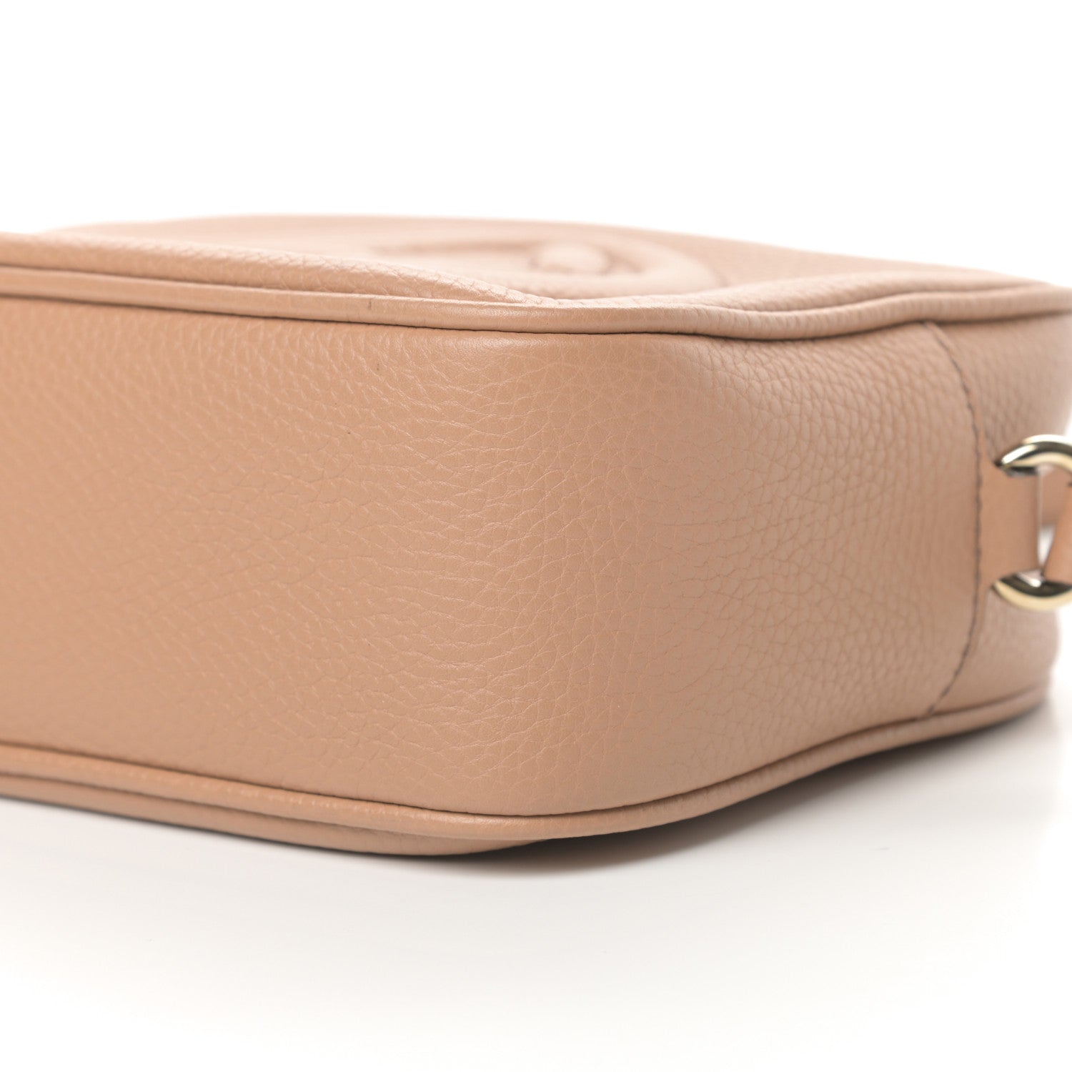 Gucci Pebbled Calfskin Small Soho Disco Bag Rose Beige 11 of 12